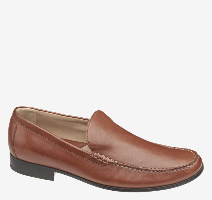 Johnston & Murphy Cresswell Venetian Loafers Herr - Bruna Finskor [QO8795423]